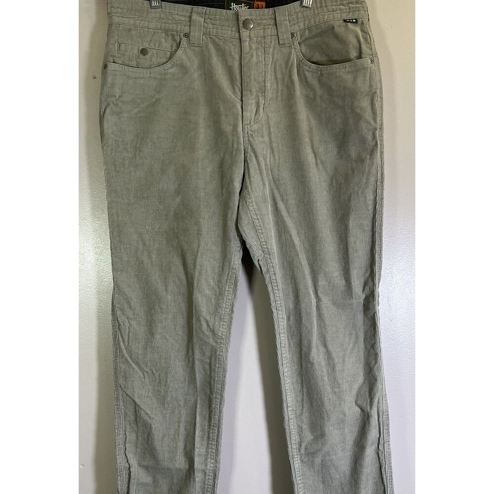 Howler Brothers Frontside Corduroy  Pants Mens 33x32 Gray 5 Pocket Stretch